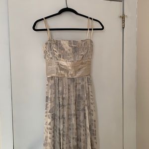 BCBGMaxAzria Champagne Gown